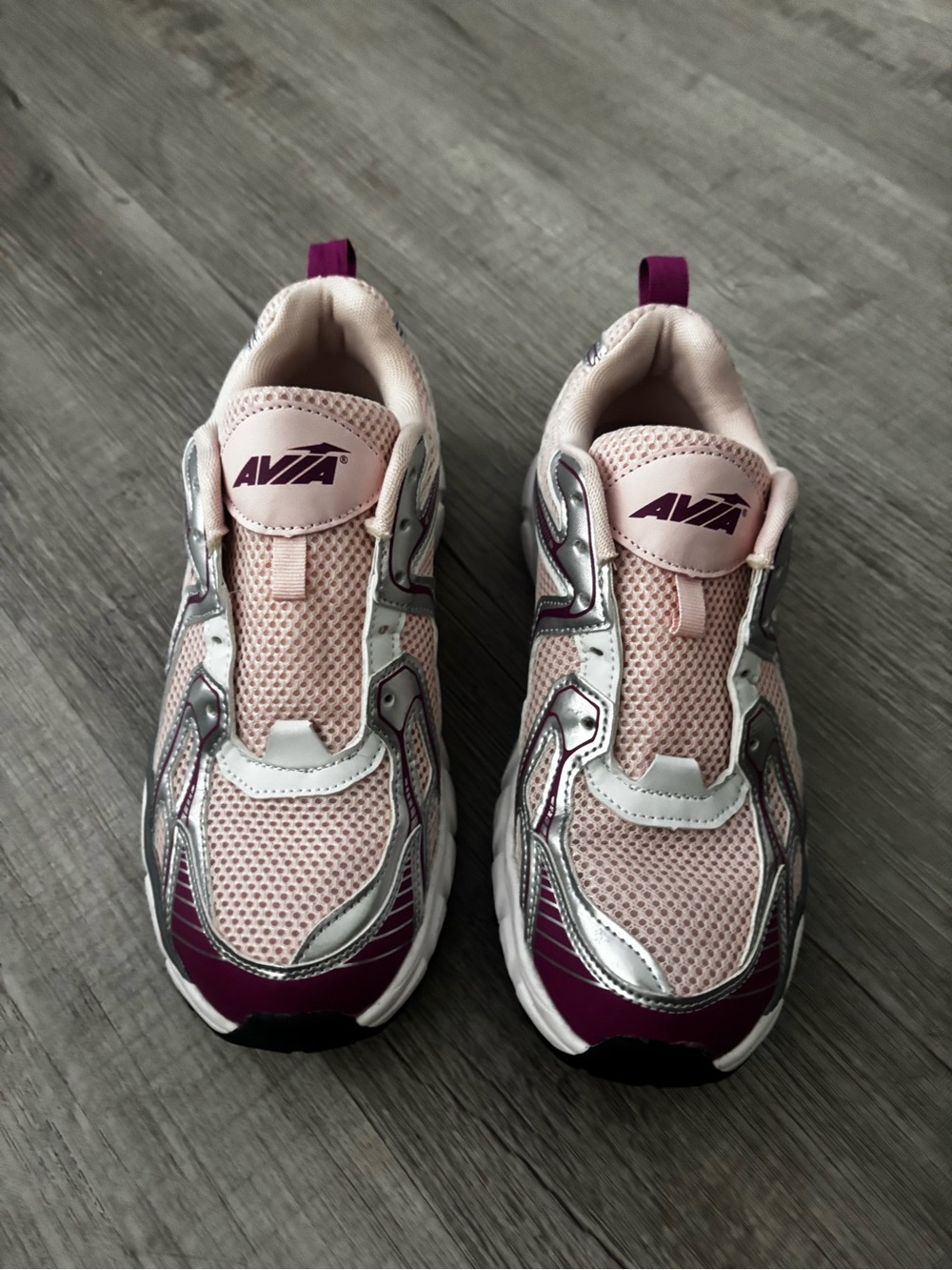 Avia Women's Light Pink and Magenta Athletic Sneakers without laces size 8 1/2
